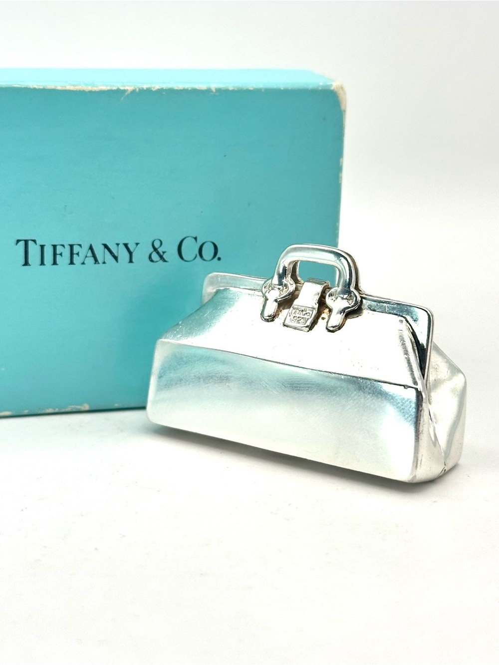 Tiffany & Co VINTAGE Sterling Silver Doctor’s Bag Pill Box